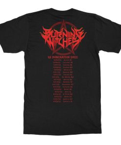Burning Witches Red Logo 2022 Tour T-Shirt