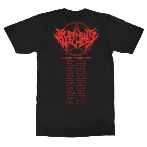 Burning Witches Red Logo 2022 Tour T-Shirt