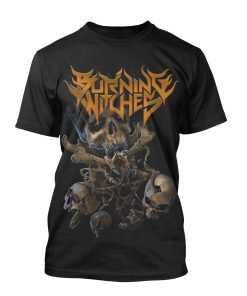 Burning Witches Skull King T-Shirt