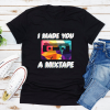 Cassette Mixtape Costume 80S 90S Retro Vintage Party T-Shirt