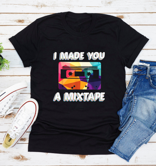 Cassette Mixtape Costume 80S 90S Retro Vintage Party T-Shirt