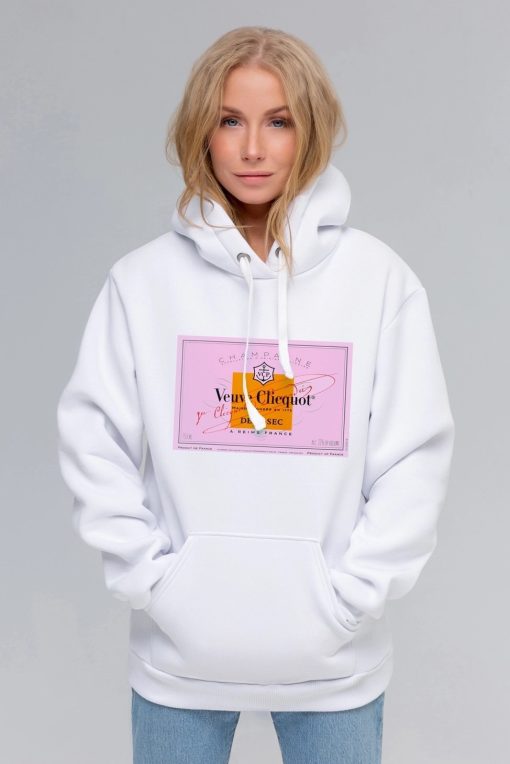 Champagne Label Ultra Chic Veuve Clicquot Reims France Sweatshirt