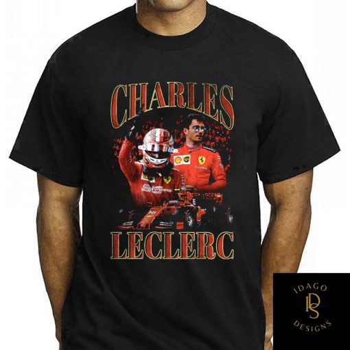 Charles Leclerc F1 Ferrari 90s Vintage Shirt