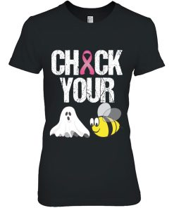 Check Your Boo Bees Shirt Funny Breast Cancer Halloween Gift
