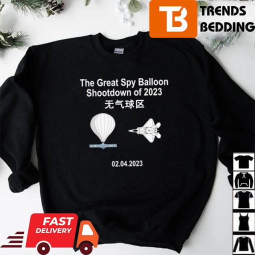 Chinese Spy Balloon Shootdown Of 2023 Sweatshirt