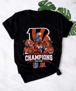 Cincinnati Bengals 2021 AFC Champions Shirt Gift Real Fans Cincinnati Bengals 2021 AFC Champions Shirt Gift Real Fans
