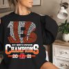 Cincinnati Bengals 2021 AFC North Division Champions Shirt Gift Real Fans