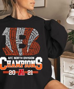 Cincinnati Bengals 2021 AFC North Division Champions Shirt Gift Real Fans