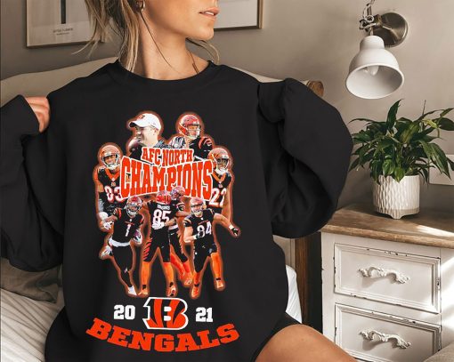 Cincinnati Bengals 2021 AFC North Division Champions T Shirt