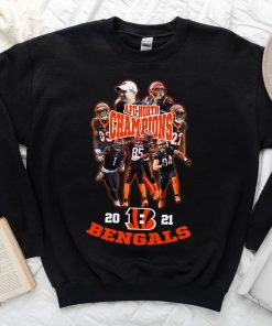 Cincinnati Bengals AFC North 2021 Champions Sweatshirt Cincinnati Bengals AFC North 2021 Champions Sweatshirt