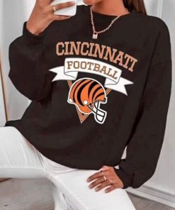 Cincinnati Bengals Football Vintage Crewneck Sweatshirt For Joe Burrow Fan Cincinnati Bengals Football Vintage Crewneck Sweatshirt For Joe Burrow Fan
