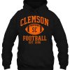 Clemson Football Vintage Distressed Hoodie Gift Mens