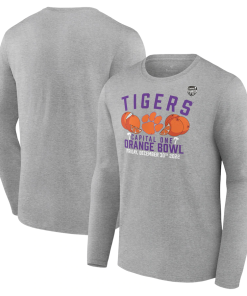 Clemson Tigers 2022 Orange Bowl Gameday Stadium T-Shirt