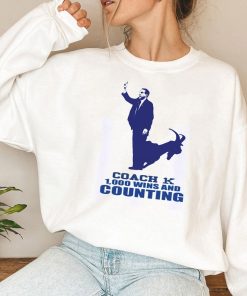 Coach K 1000 1K Wins And Counting Shirt Coach K 1000 1K Wins And Counting Shirt