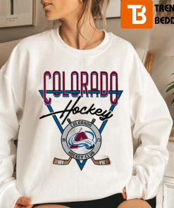 Colorado Avalanche Hockey Club Vintage 90s Printed Sweatshirt