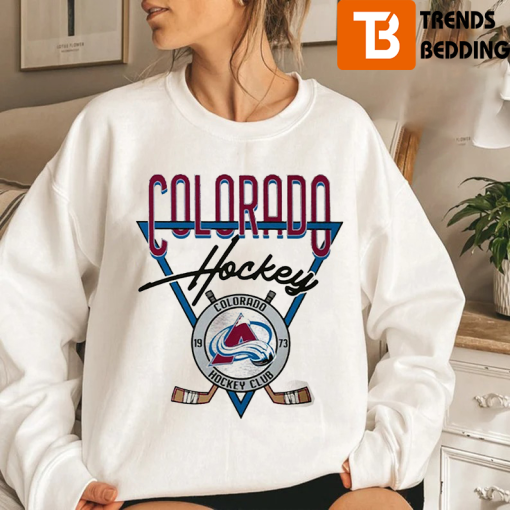 Colorado Avalanche Hockey Club Vintage 90s Printed Sweatshirt