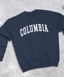 Columbia University College Style Crew Neck Sweatshirt
