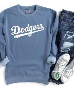 Comfort Colors Los Angeles Dodgers MLB World Series Sweatshirt