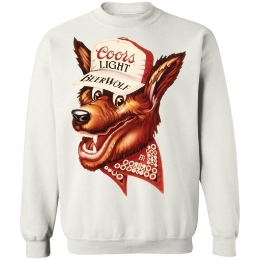 Coors Light Beer Wolf Sweatshirt