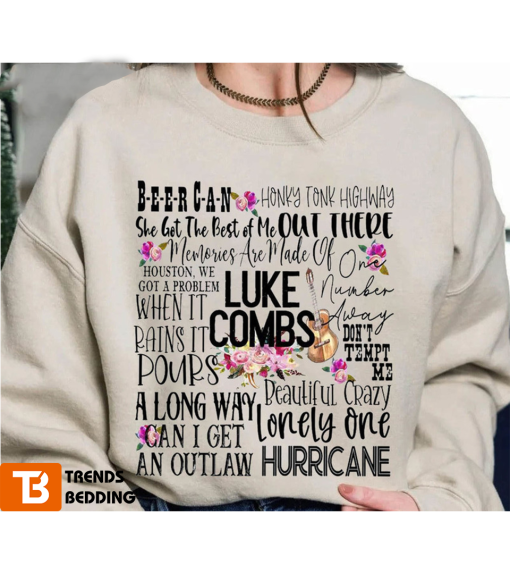 Cowboy Luke Combs Country Music Crewneck Sweatshirt Trending