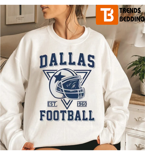 Dallas Cowboy Football Vintage Style Fans Unisex Graphic Sweatshirt