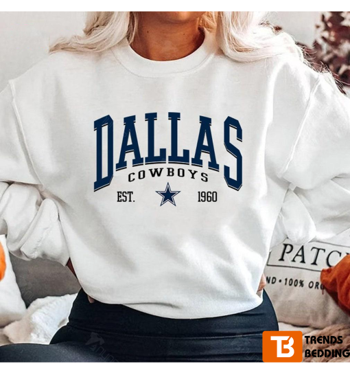 Dallas Cowboys Football EST 1960 Sweatshirt Vintage Style
