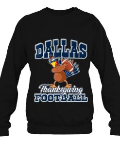 Dallas Thanksgiving Football Dabbing Turkey Cowboys Shirt