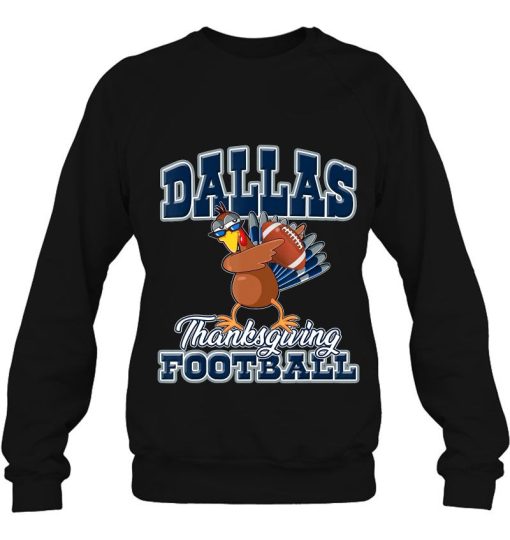 Dallas Thanksgiving Football Dabbing Turkey Cowboys Shirt