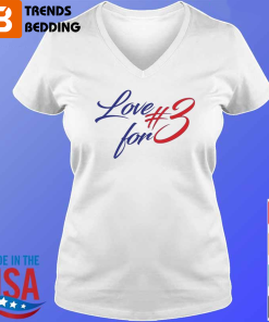 Damar Hamlin Love For #3 Buffalo Bills Football T-Shirt