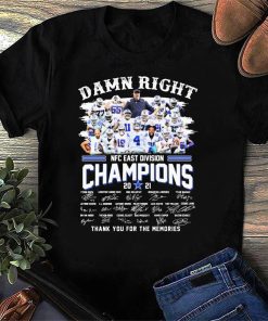 Damn Right Dallas Cowboys Nfc East Division Champions 2021 T Shirt