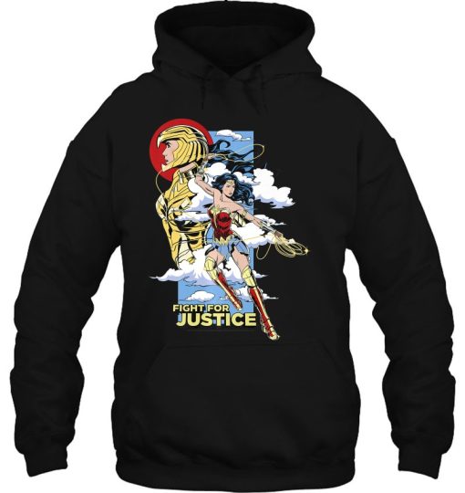 Dc Comics Wonder Woman 1984 Fight For Justice Portrait Hoodie