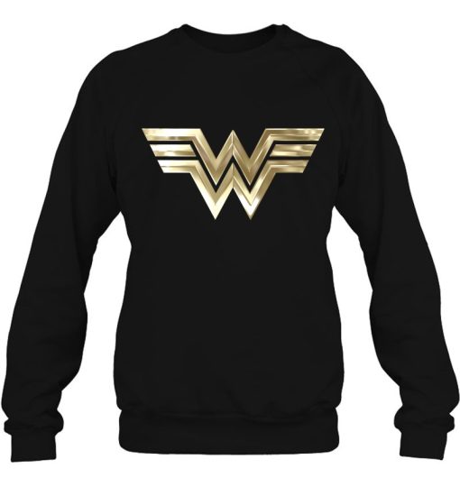 Dc Comics Wonder Woman 1984 Gold Logo Sweatshirt