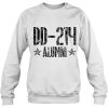 Dd-214 Alumni In Black Shirt Distressed Veteran Tee