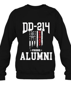 Dd 214 Alumni Us Military Veteran Navy Vintage Flag Shirt