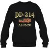 Dd-214 Navy Alumni American Flag Military Retired Veteran Gifts Shirt