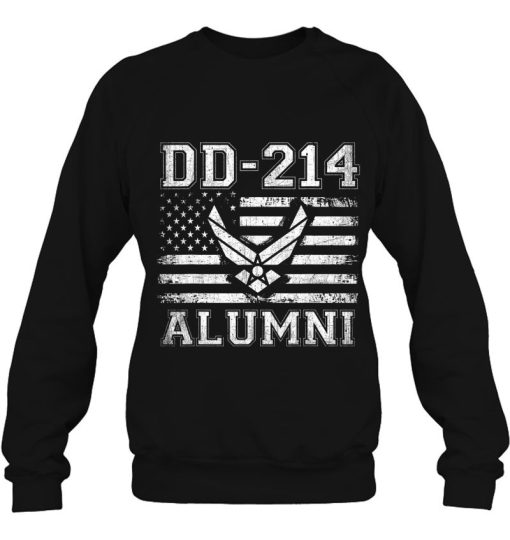 Dd-214 Us Air Force Alumni Military Veteran Retirement Gift Shirt