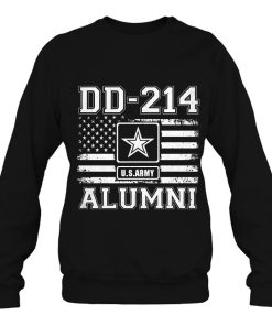 Dd-214 Us Army Alumni Armed Forces Veteran Retirement Gift Shirt