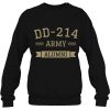 Dd 214 Us Army Alumni Military Veteran Retirement Gift Shirt