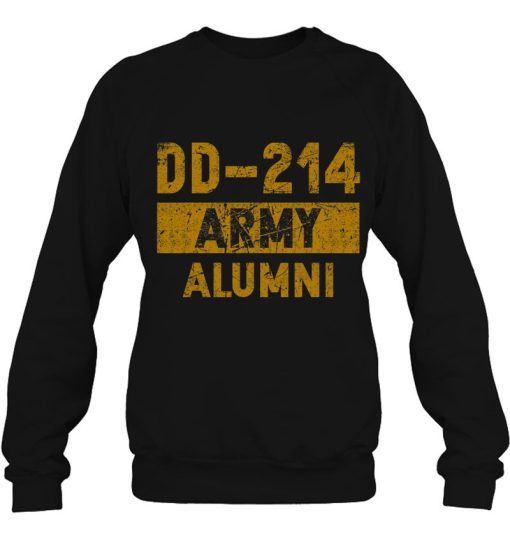 Dd-214 Us Army Alumni Vintage Veteran Retired Military Gift Shirt