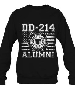Dd-214 Us Coast Guard Uscg Alumni Veteran Retirement Gift Tee
