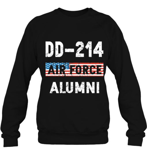 Dd214 Air Force Alumni Retired Veteran Military Shirt