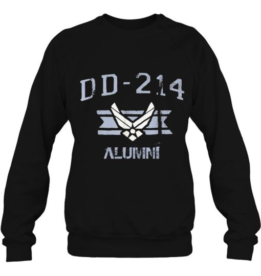 Dd214 Air Force Alumni Usaf Veteran Gift Shirt