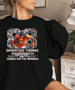 Demaryius Thomas Denver Broncos Thank You For The Memories Shirt 4