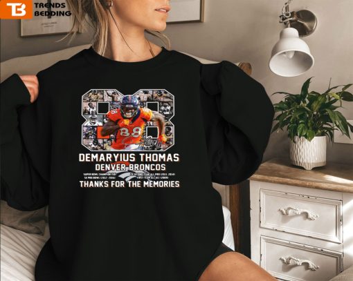 Demaryius Thomas Denver Broncos Thank You For The Memories Shirt