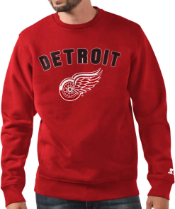 Detroit Red Wings Hockey Fan Unisex Crew Sweatshirt