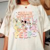 Disney Easter Egg Bunny Chillin With My Peeps T-shirt
