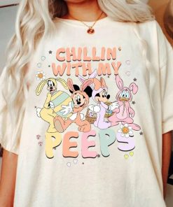 Disney Easter Egg Bunny Chillin With My Peeps T-shirt