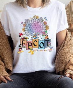 Disney Floral Epcot Festival 2023 T-shirt