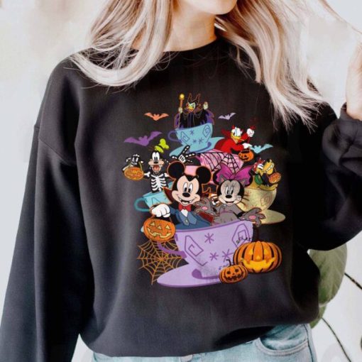 Disney Halloween Family Sweatshirts Plus Size Comfort Colors