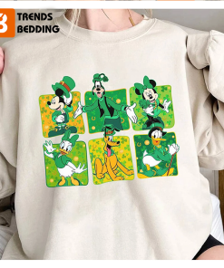 Disney Kingdom Mickey And Friends St Patricks Day Sweatshirt